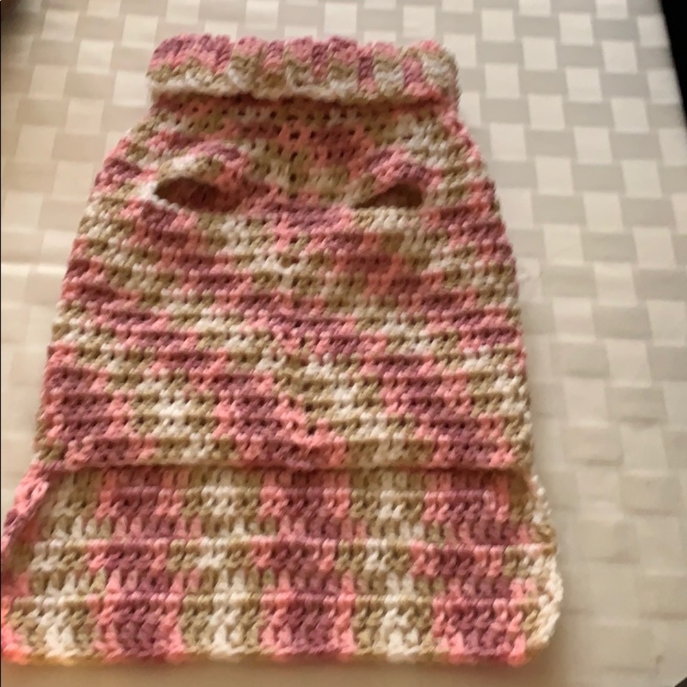 Handmade dog sweater